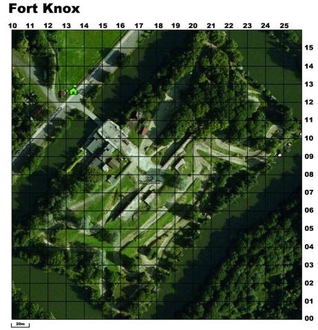 Field map of Fort Knox